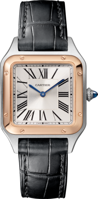 cartier santos steel and gold